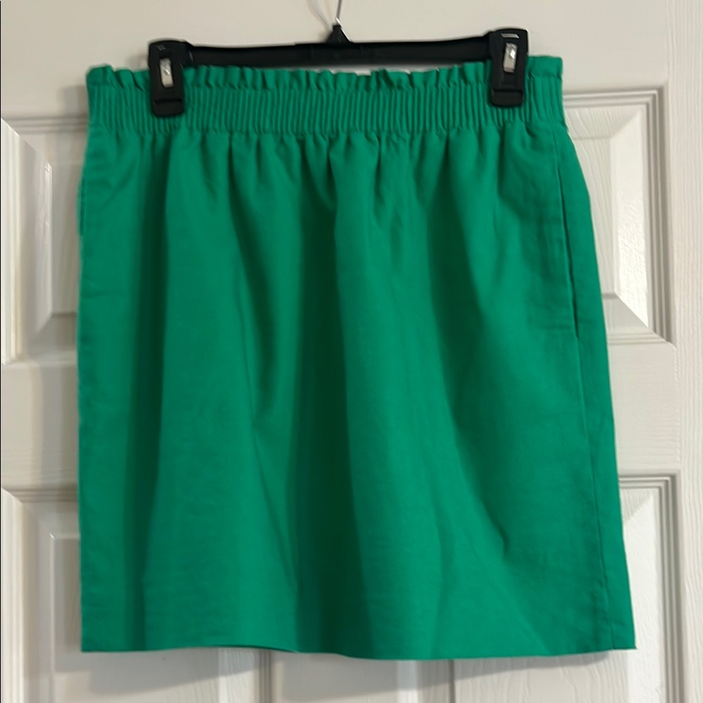 J. Crew Emerald Green Skirt with Pockets